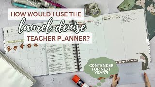 Details how would i use the laurel denise teacher planner! LET'S PLAY! 🩵 | tattooed teacher plans Guide