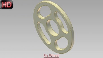 Fly Wheel (Video Tutorial) Autodesk Inventor