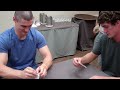 Chris Kreider and Brock Nelson open some packs of SP Authentic Hockey