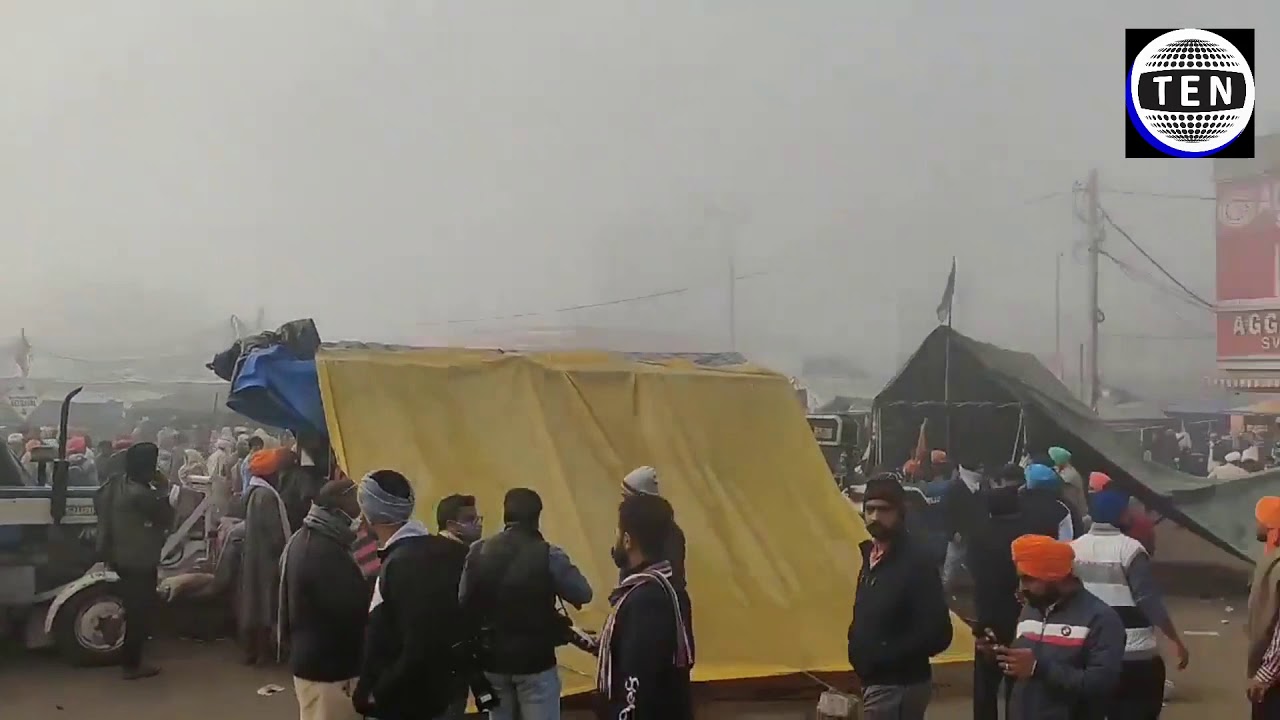 Bharat Bandh live from Singhu border: Peaceful protest continues amid layers of dense fog