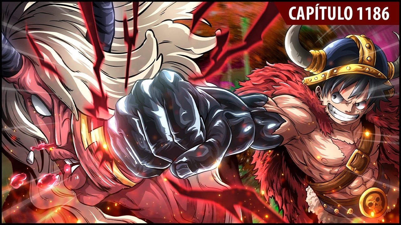 Luffy revela novo poder de 'deus' e supera imu em força no capítulo 1186