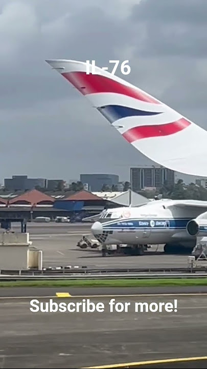 Rare Il-76 cargo jet waiting to load! ✈️  Full Video here: https://m.youtube.com/watch?v=3QRniZC84vU
