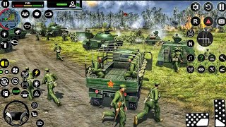 Army Truck Transport Simulator - US Army Truck Games 2023 - Android Gameplay screenshot 5