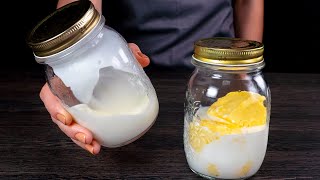 Kako Napraviti Puter Kod Kuće - U Tegli Sa Samo Jednim Sastojkom