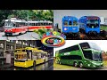 Городской транспорт и Железная дорога развивающее видео. Метро, поезда, трамвай и машинки