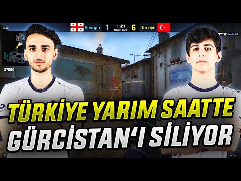 TÜRKİYE CSGO MİLLİ TAKIMI YARIM SAATTE GÜRCİSTAN'IN İÇİNDEN GEÇİYOR! | CSGO