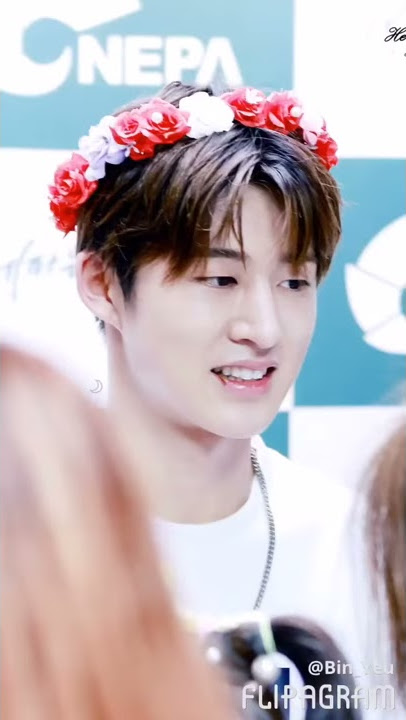 Wo ai ni o. #kimhanbin 🎈🌸❤️