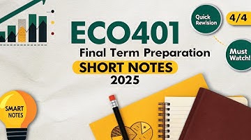 Eco401 Final Term Preparation 2025 - Short Handouts - Eco401 Current Paper 2025