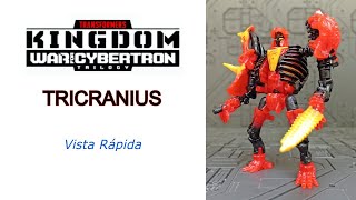 Vista Rápida Transformers War For Cybertron Kingdom WFC-K39 Deluxe Class Tricranius Beast Power