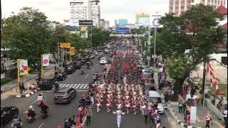 drum band akpol, semarang flower festival 2022