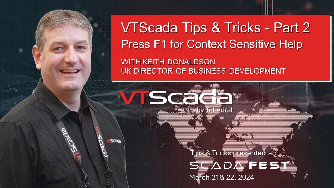VTScada Tips & Tricks #2 - Press F1 for Context Sensitive Help