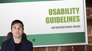 Usability Guidelines for Computer Based Training
