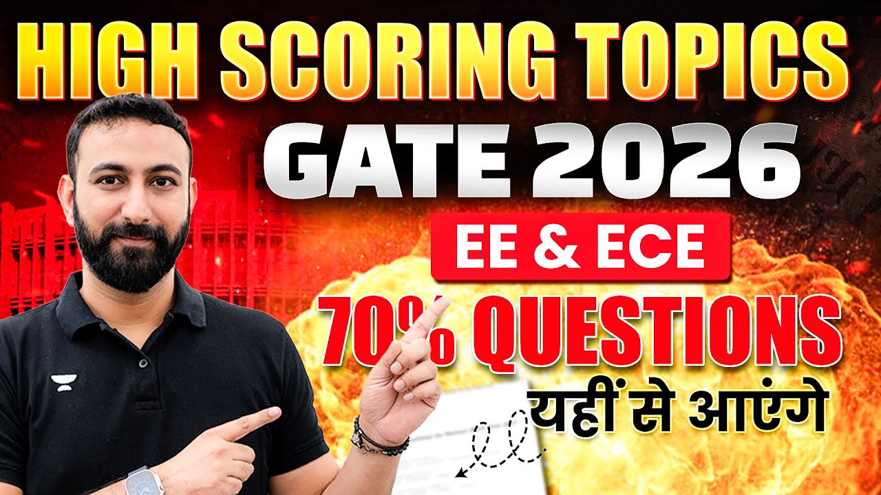 HIGH SCORING TOPICS FOR GATE 2026 IN EE & ECE | ADITYA KANWAL SIR ...