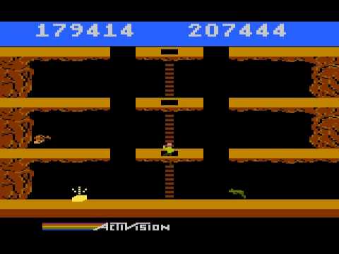 Atari 800 Longplay - Pitfall II (Lost Caverns / Adventurer's Edition)