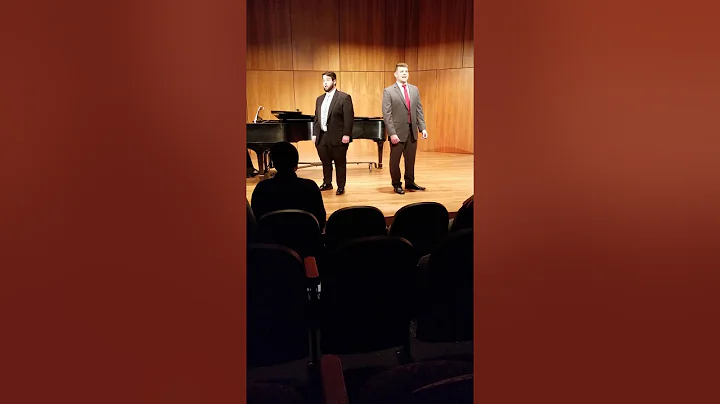 Sean's graduation recital duet