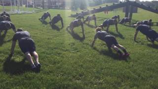 Columbus Fire Recruit Class - 22 Push-Up Challenge - Day 10