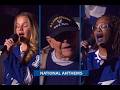 Both Canadian and American National Anthems Before Game 2 Montreal/Tampa Bay