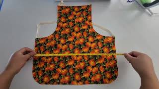 DIY FAT QUARTER 10 MIN KID'S APRON | EASY FALL SEWING PROJECT PART 7 | DIY SEWING CRAFTS
