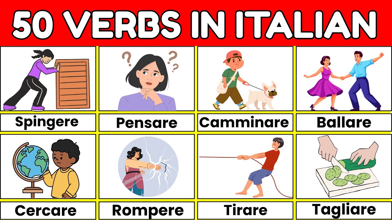 Verbs in Italian | Learn Italian for Beginners | Italian A2 | Verbi Italiano