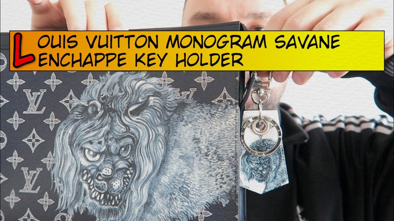 LOUIS VUITTON Monogram Savane ENCHAPPE Key Holder Unboxing and