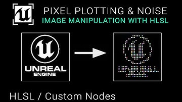 Unreal Engine 5.3 - Pixel Plotting, Noise Patterns, Image Manipulation With HLSL