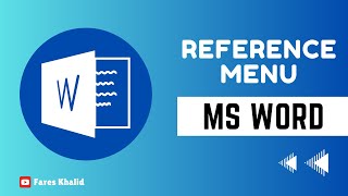 #10 - Microsoft Office In Arabic - MS Word: References Menu screenshot 4