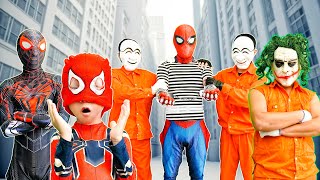 TEAM SPIDER-MAN in REAL LIFE || KID SPIDER MAN is IN DANGER ( LIVE ACTION STORY )