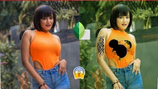 Snapseed Photo Editing Tricks || Dress/ cloth desigen & Tatto Apply For Skin Easy Editor 2.5M    App screenshot 2