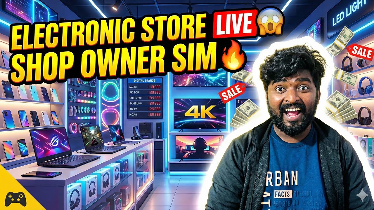 🔴 LIVE | Electronic Store Simulation Game 😱 Profit or Loss?