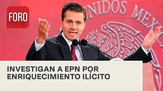 Enrique Peña Nieto está bajo investigación de la FGR por lavado de dinero y enriquecimiento ilícito