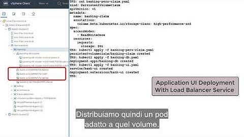 Demo di vSphere 7 with Kubernetes