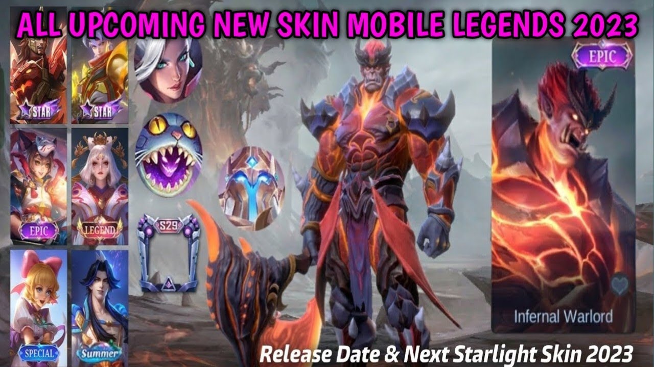 ALL UPCOMING NEW SKIN & RELEASE DATE MOBILE LEGENDS 2023