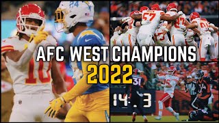 Kansas City Chiefs AFC West Champions 2022-2023
