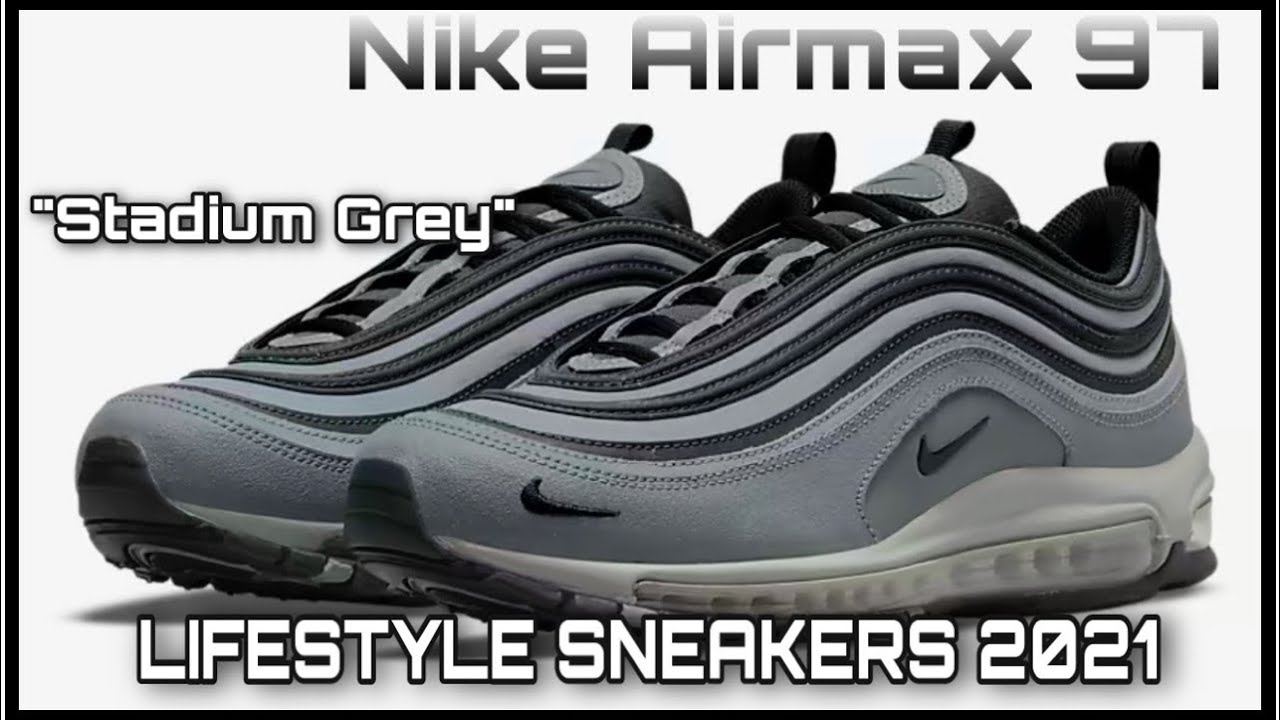 Recommended 2021 Nike Airmax 97 “Stadium Grey” & price kicks - YouTube
