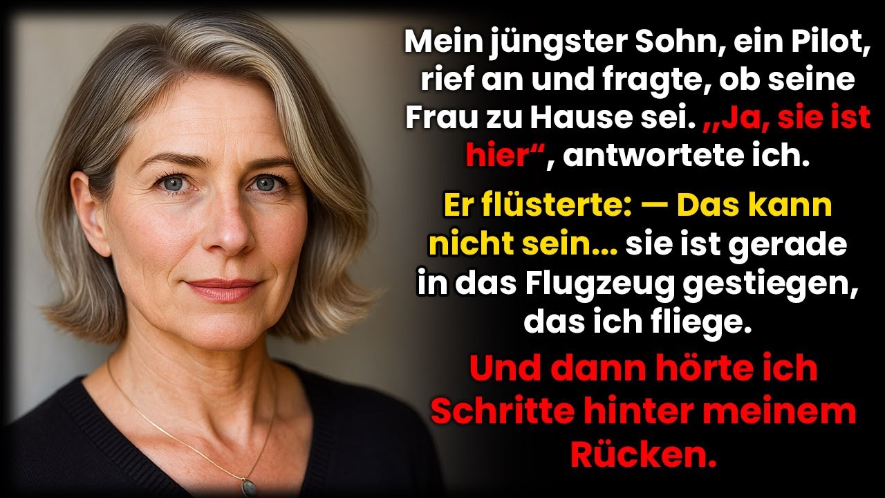 Mein Sohn, der Pilot, rief an; ‚Unmöglich. Sie ist auf meinem Flug… und nicht zu Hause!