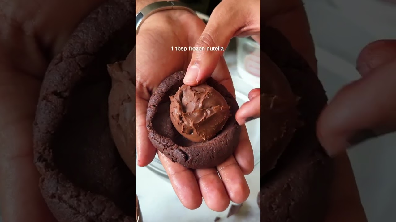 *60 SECONDS* NUTELLA COOKIE 