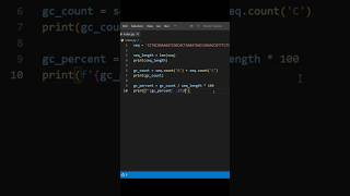 Calculate GC Content of a DNA Sequence with Python | Bioinformatics 🧬