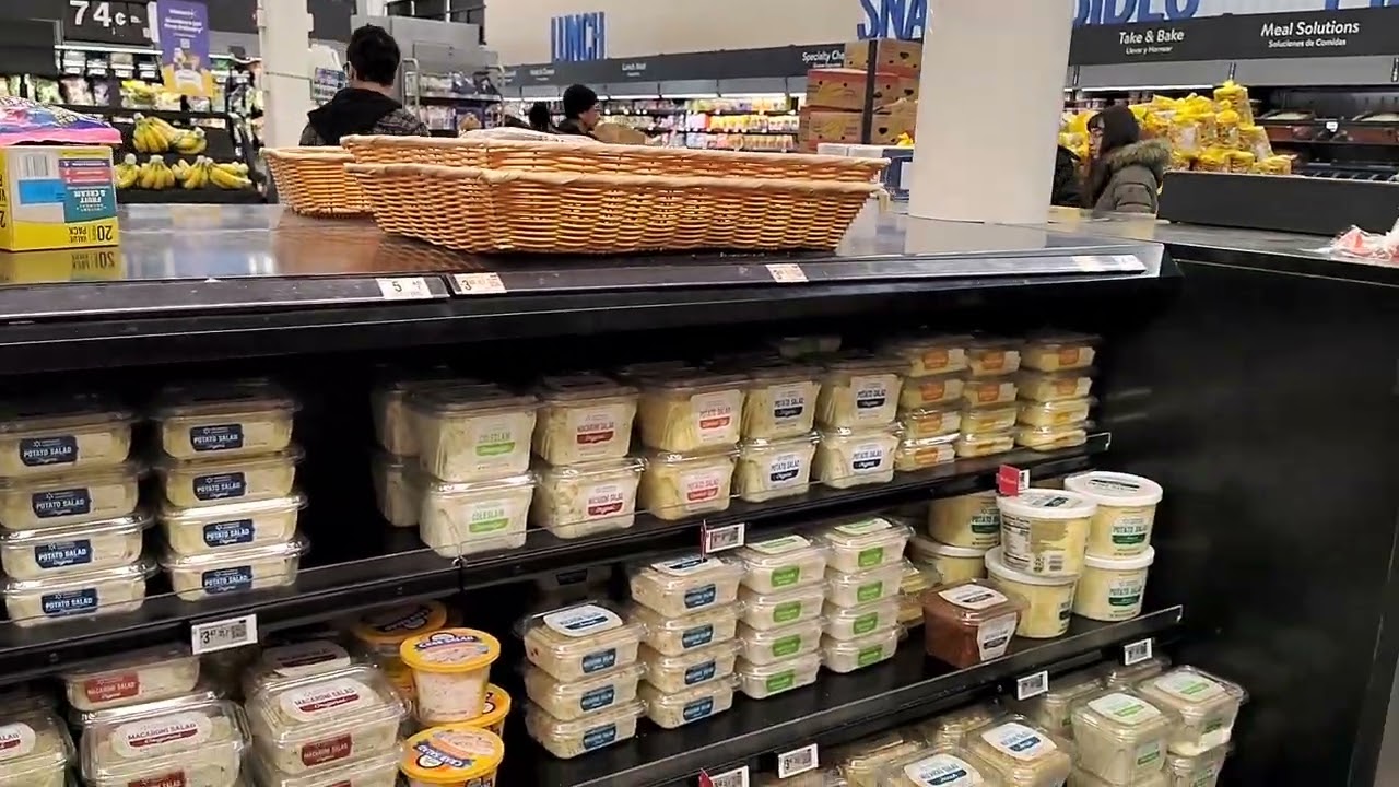 I was inside the Walmart supercenter 