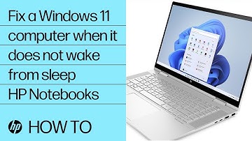 How to fix your Windows 11 computer when it does not wake from sleep | HP Computers | HP Support