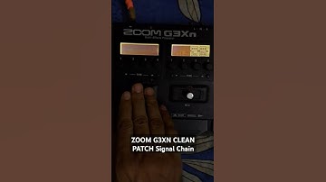 Zoom G3xn Clean #zoomg3xn #guitarist #signalchain #livesound #guitarpro