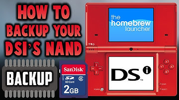 DSi NAND Backup! Simple Tutorial!