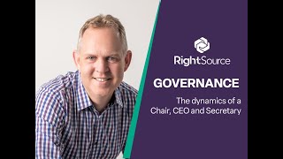 The Dynamics of a Chair, CEO and Secretary