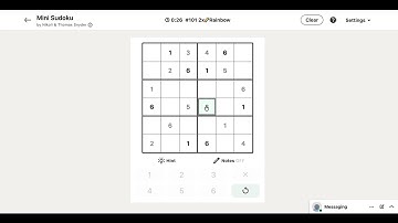 LinkedIn Mini Sudoku Answer Today #101 2x🌈Rainbow #sudoku