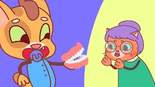 Cat Family | Cartoon for Kids | New Full Episodes #75 - Missing Teeth