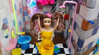 Barbie Girl Morning Routine/ Barbie doll Bath Time/Barbie show tamil