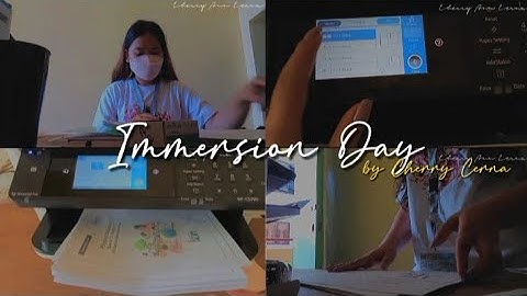 My work immersion👩‍👧‍👦 experience