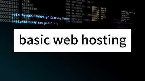 Mastering Basic Web Hosting: A Starter