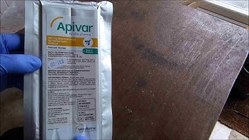 Using Apivar to treat Varroa mite