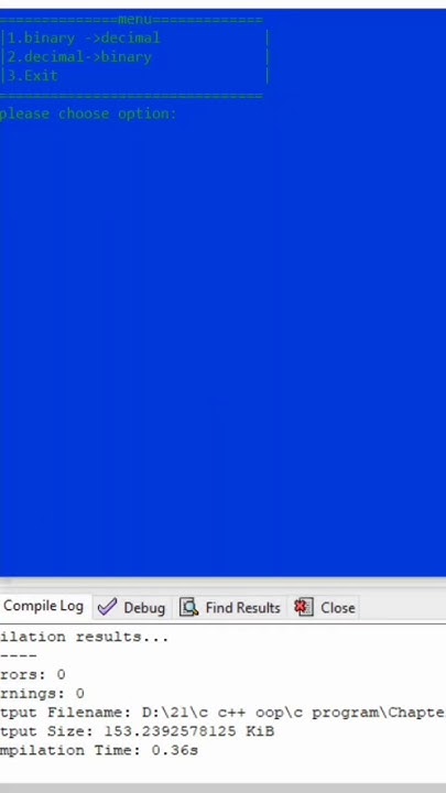 C programming language , convert from decimal to binary and from binary ...