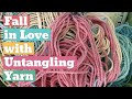 Untangle yarn easily  plus a cool hack 